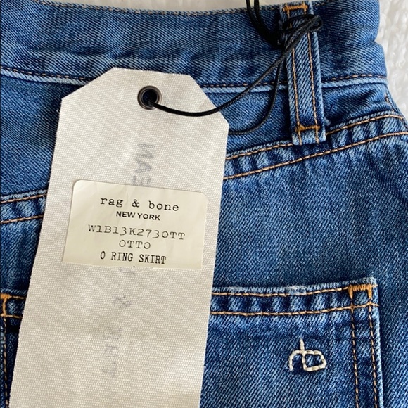 Rag & Bone  Jean O Ring Skirt Otto Sz 25 - Picture 9 of 12